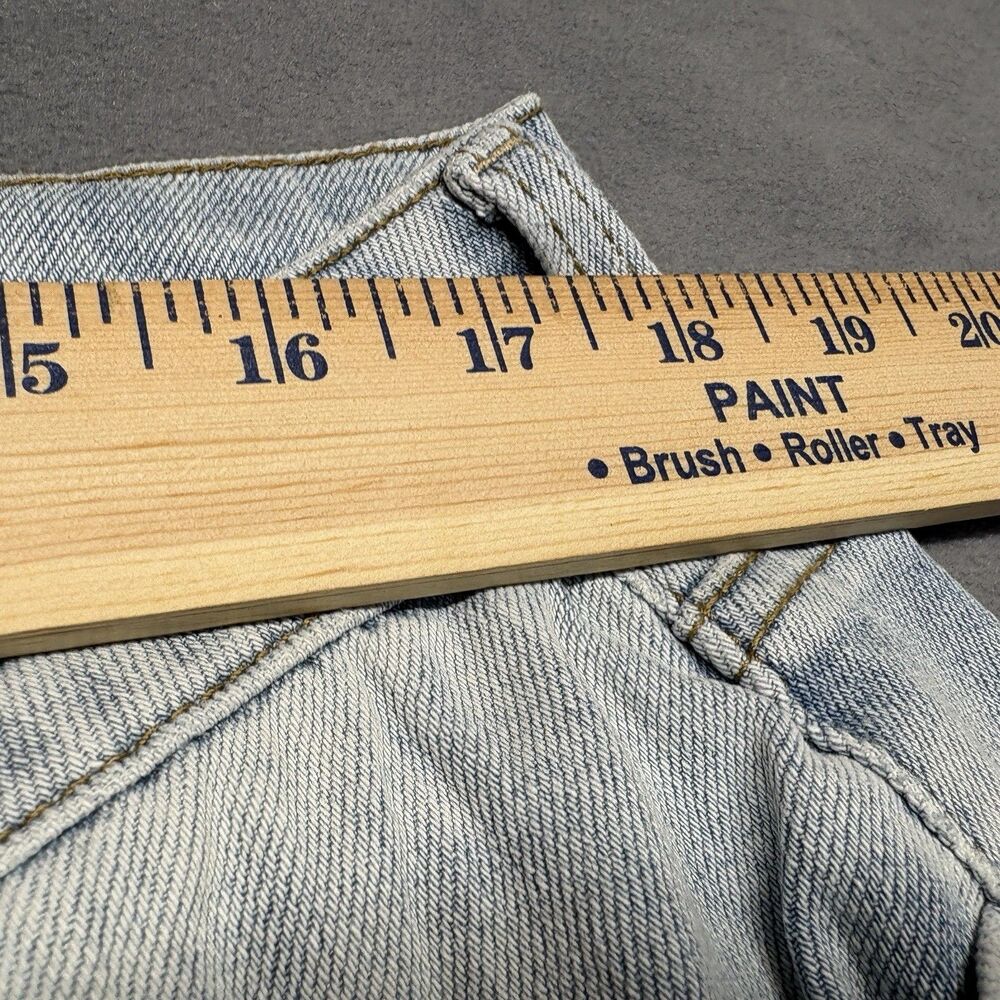 Judy Blue Size 20W Retro Wide Leg Jeans Light Wash High Rise Stretch Denim Boho - Picture 9 of 11